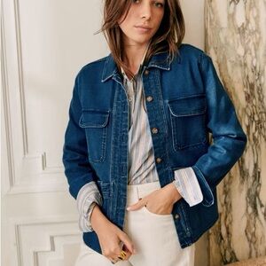 Sézane Willa Jacket in Indigo M
